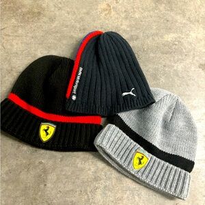 Lot (3) of Puma Winter hats - Men’s